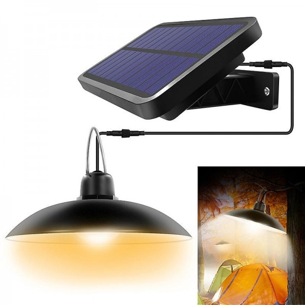 LAMPA SOLARA 16 LED-URI CU ABAJUR