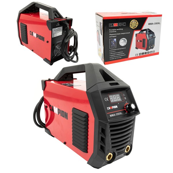 Invertor Pentru Sudura PROFESIONAL CAMPION MMA 350XL CABLURI GROASE