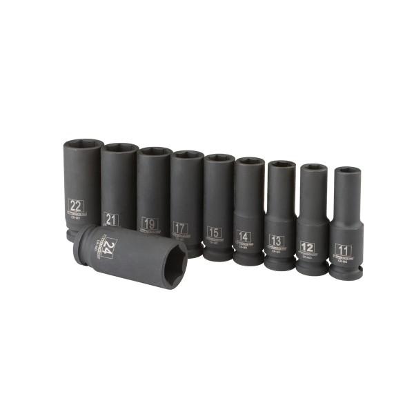 Trusa de chei tubulare de impact lungi de 1/2