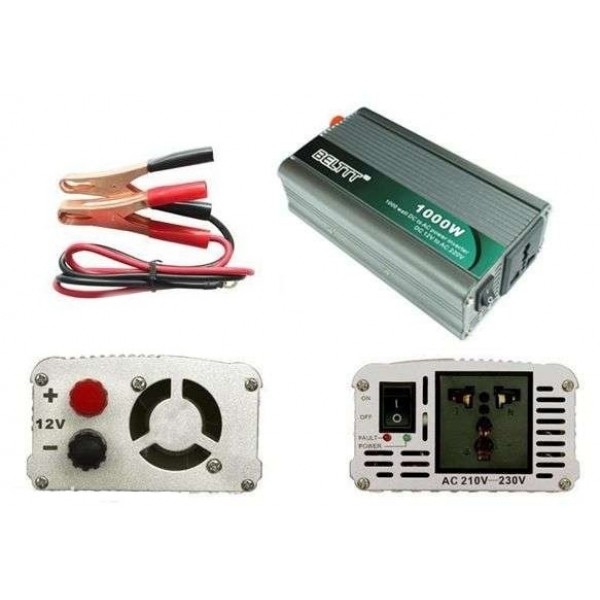 Invertor auto 1000W Belttt, 12V