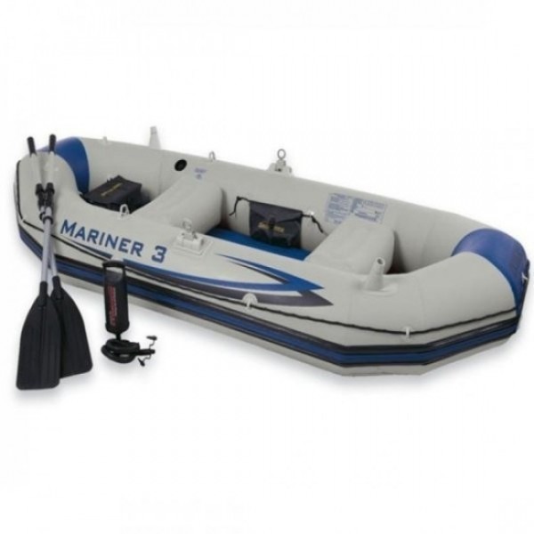 Barca gonflabila Mariner III pentru 3 persoane Intex 68378