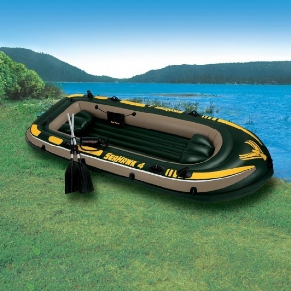 Barca gonflabila pentru 4 persoane Seahawk IV Intex 68351