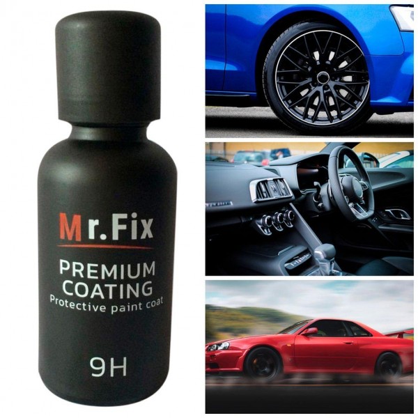 Solutie 9H strat hidrofob de protectie pentru auto