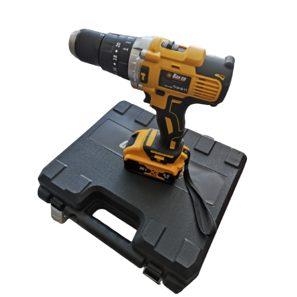 TRUSA BORMASINA 36V 5.0Ah CU 2 ACUMULATOR SI INCARCATOR + 25 ACCESORII