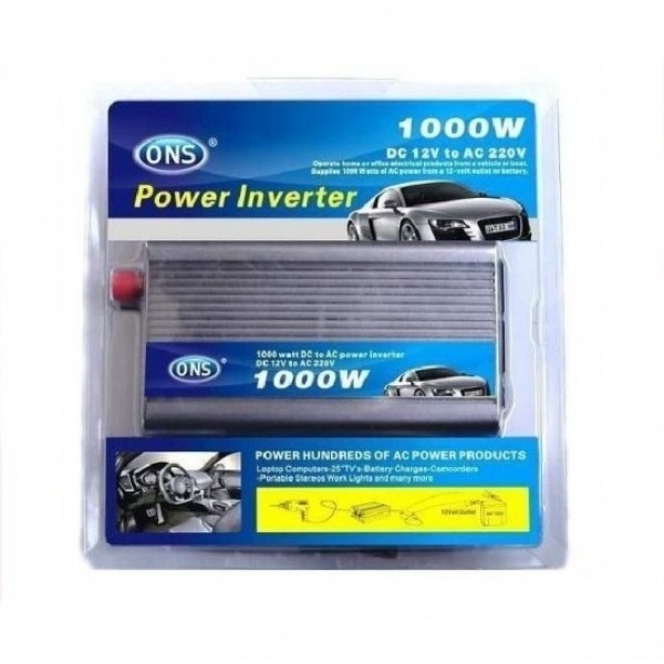 Invertor auto 1000W ONS 12V﻿