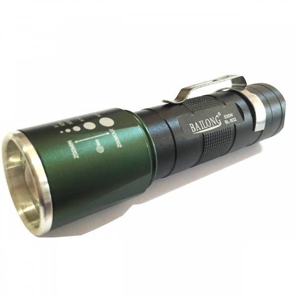 Lanterna aluminiu cu LED si Zoom Bailong BLB32