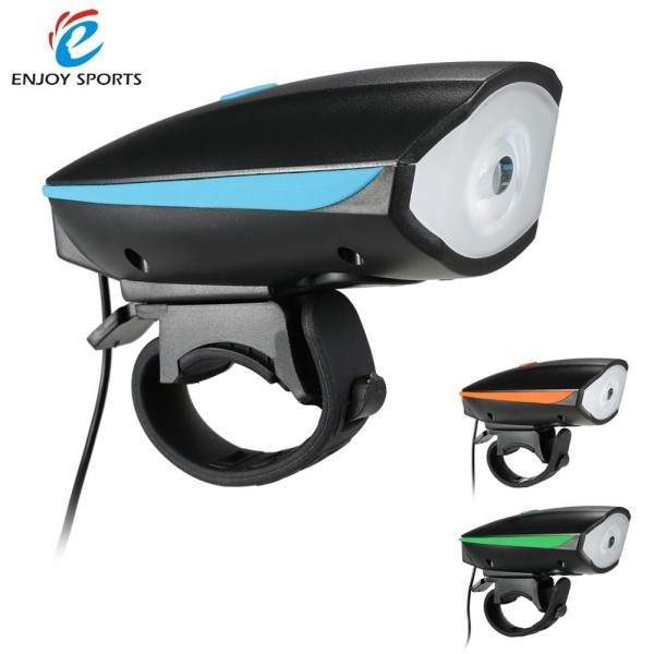 Lanterna pentru bicicleta reincarcabila 2in1 cu LED si alarma