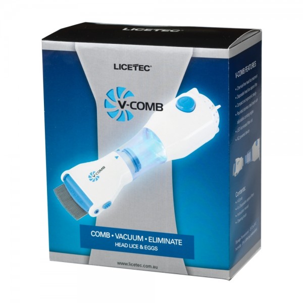 Dispozitiv tratament anti paduchi si paraziti Licetec V-Comb