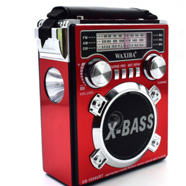 Aparat de radio portabil, Mp3 USB, Lanterna, Acumulator reincarcabil