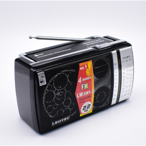 Radio portabil, 5 benzi, control bass