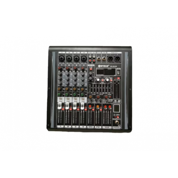 Mixer audio analog 4CH-4D USB, 2 X 100 W, 4 canale, USB, Bluetooth, Egalizator, Card SD