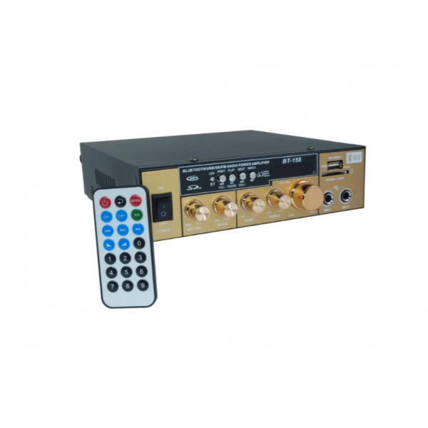 Amplificator receiver Bluetooth, USB, telecomanda inclusa