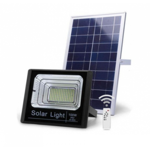 Corp Iluminat LED 400W cu Telecomanda, Generatie 2022 cu Incarcare Solara + Panou Solar De Dimensiuni Mari Rezistent la Apa