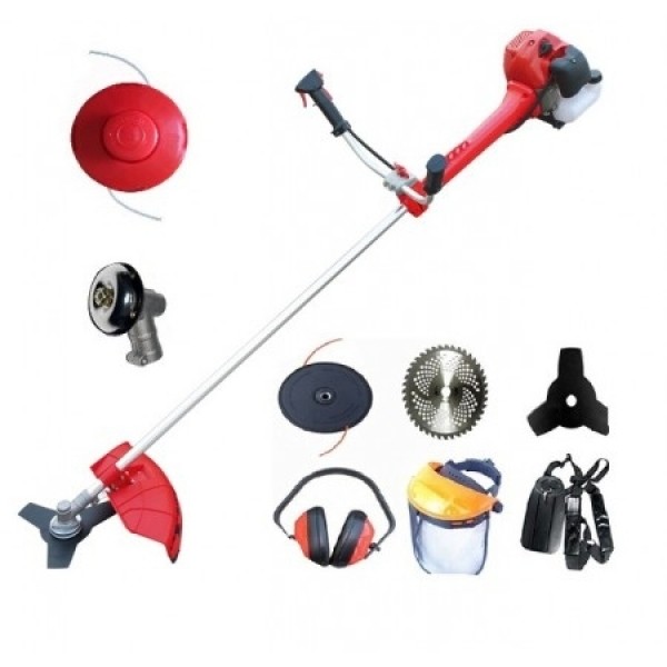 Pachet Motocoasa de umar Campion 520 5.5 Cp + Tambur cu fir + Angrenaj unghiular