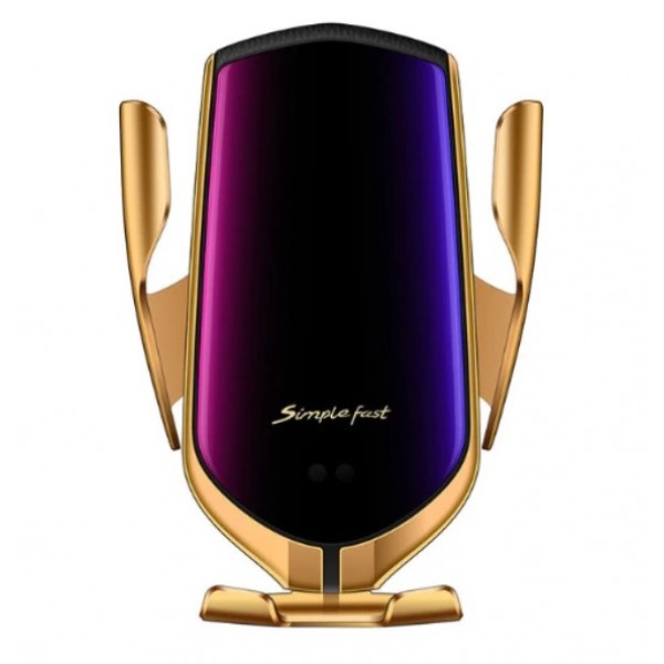 Suport Telefon Auto cu Incarcare Wireless + Senzor + Fast charge