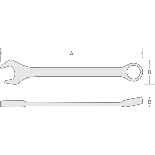 Cheie combinata fixa-inelara Chrome-Vanadium 46mm