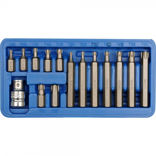 Trusa set biti cu adaptor 15 piese