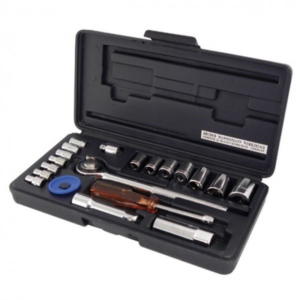 Trusa 21 piese 1/2 scule cu clichet in cutie practica de depozitare