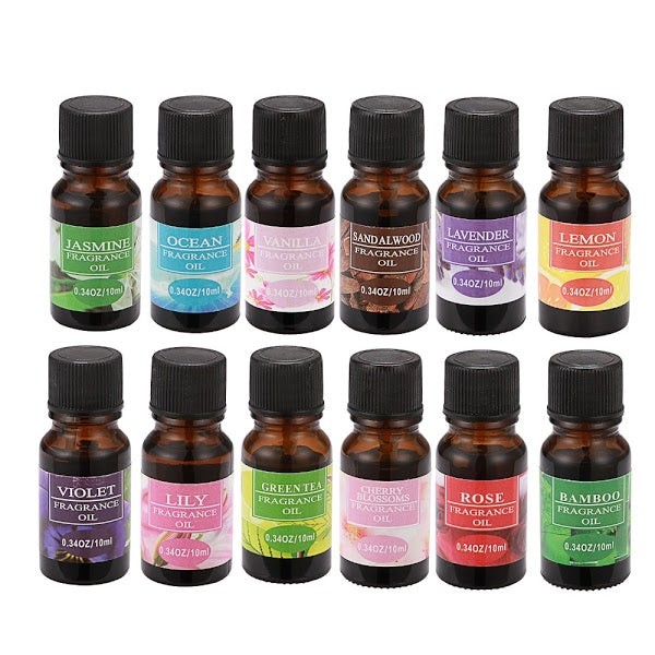 Pachet 12 Uleiuri Esentiale Aromaterapie / Umidificatoare 