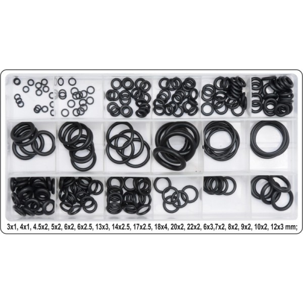 Set garnituri O-ring pentru lichid/ulei 222 piese